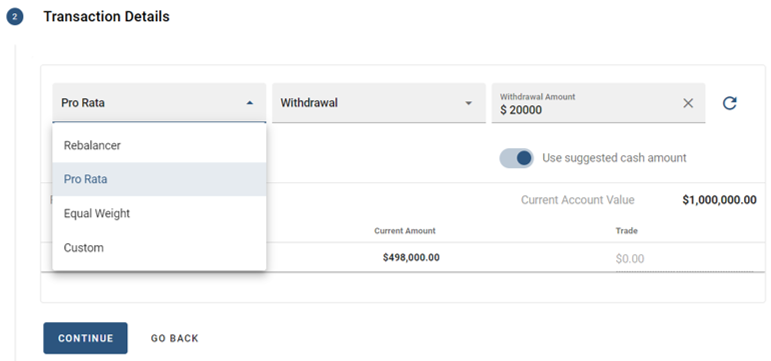 Cash Mgmt screen shot 2
