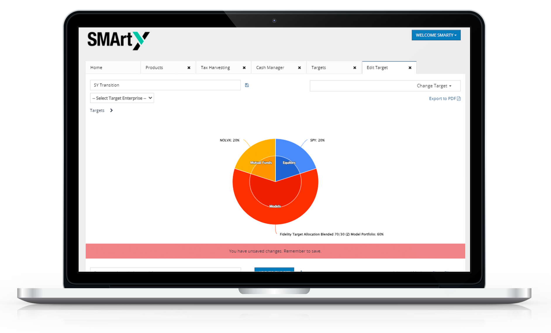 SMArtY is the only manager-sponsored, no-fee strategist platform built to let advisors harness powerful UMA capabilities, tax-focused investing, and cost-effective investment operations solutions without a hefty price tag.<br />
